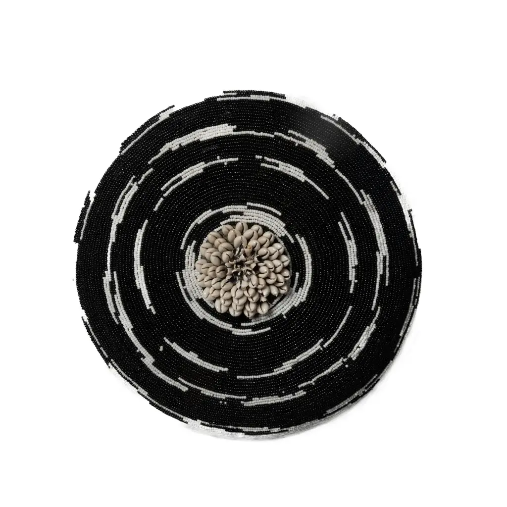 BOUCLIER PERLES BAMILEKE N°1