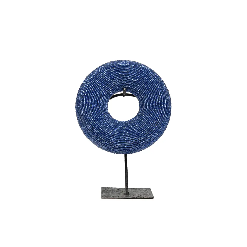 BRACELET EN PERLE TIKAR BLEUE