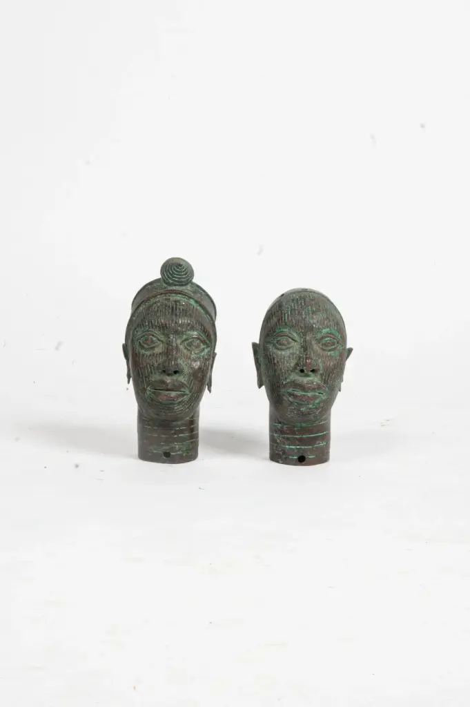 TETE SCULPTEE - IFE - YORUBA COUPLE