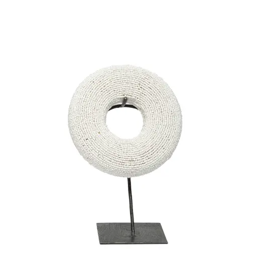[bracelet_t1] BRACELET EN PERLE TIKAR BLANC