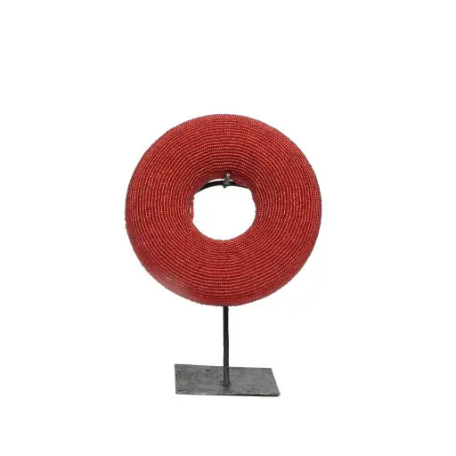 [bracelet_t4] BRACELET EN PERLE TIKAR ROUGE