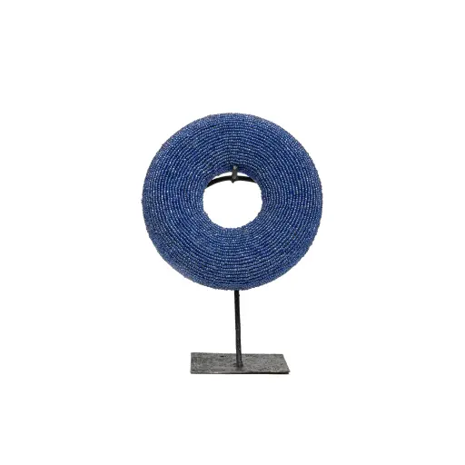 [bracelet_t6] BRACELET EN PERLE TIKAR BLEUE