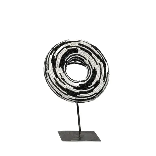 [bracelet_t9] BRACELET EN PERLE TIKAR ZEBRE